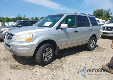 2005 Honda Pilot Ex-L from USA, damaged, VIN 5FNYF18535B030044
